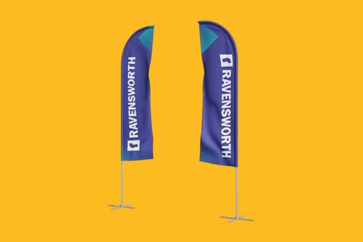 Feather flags - Ravensworth