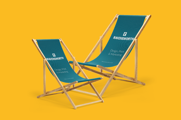 Branded deck chairs - Ravensworth